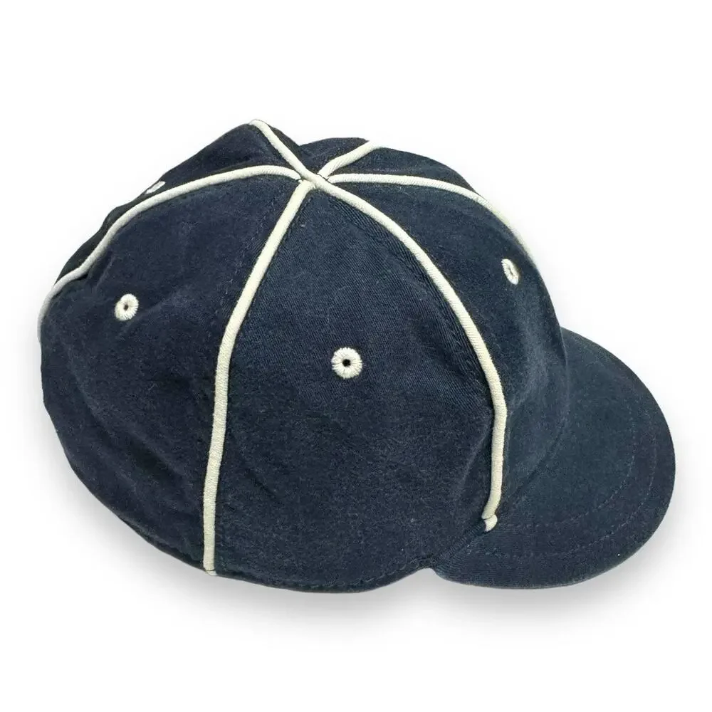 Sand Cassel Kids Boys Hat Size M/L Navy‎ Blue Baseball Stretchy Style Goorin Bro